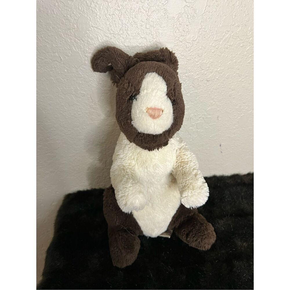 Borders By Gund Plush Brown & White Bunny Rabbit